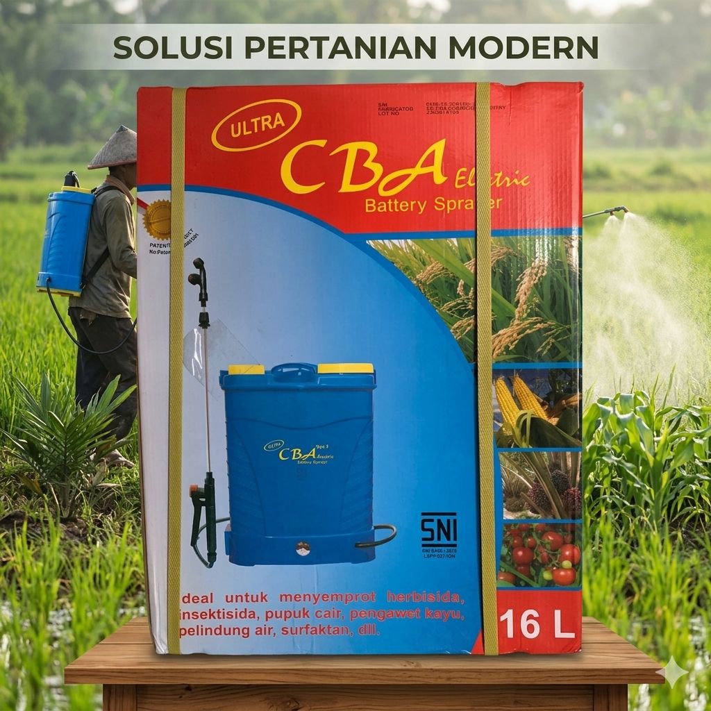 Sprayer Elektrik CBA ULTRA TIPE 3 16 L - Barang Original berkualitas, sparepart melimpah