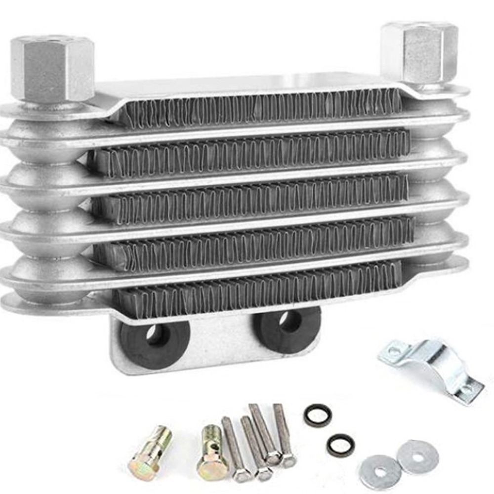 Ready Stok MOFOX Radiator Pendingin Oil Cooler Satria Fu Beat Karbu Oli Mesin 5 Baris Engine Penggan