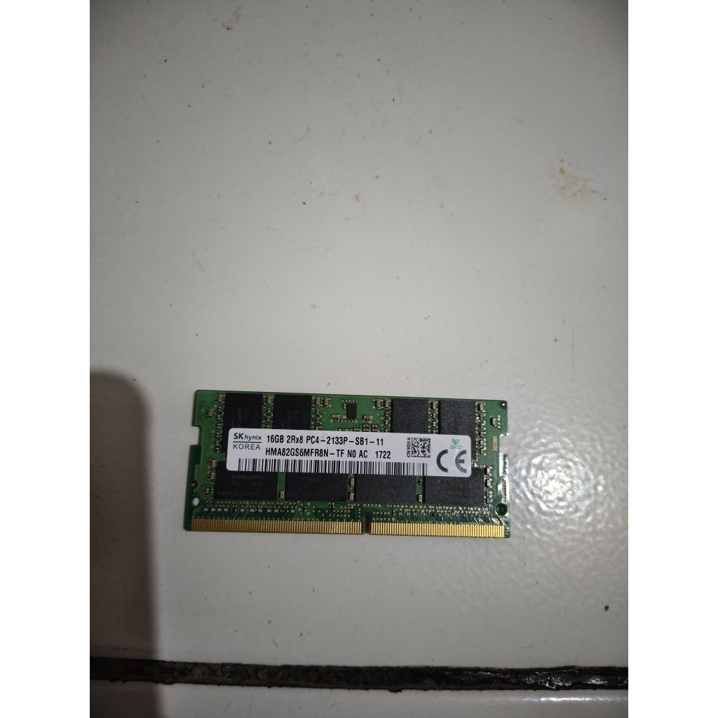 RAM 16GB DDR4 Laptop PC4 SODIMM Bekas Normal Tested