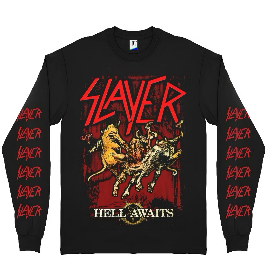 SLAYER hell awaits  - Long sleeve  | LONG SLEEVE musik | LS band | LONG SLEEVE KAOS  metal | Long sl