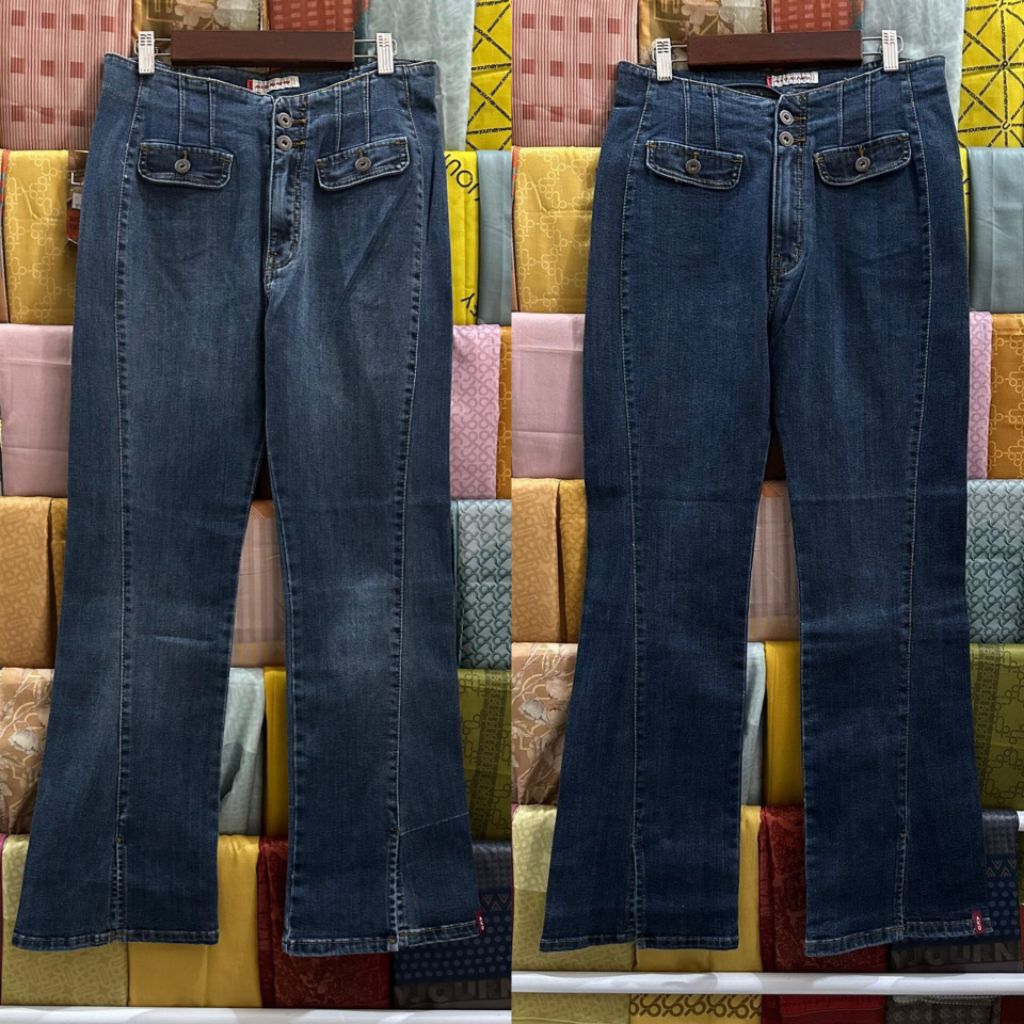 Jeans Cutbray Blue Denim - AKO, Pakaian Wanita
