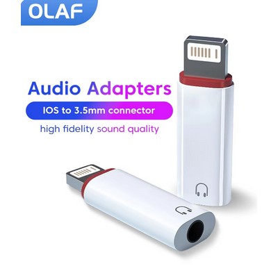 Sambungan headset ke iphone /Konverter Adapter Headset Earphone Lightning TO Jack Aux 3.5mm