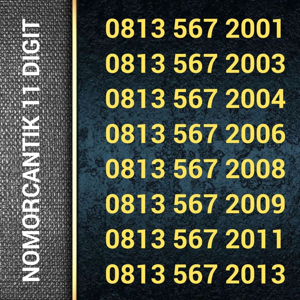 Nomor Cantik Simpati 11 Digit tahu - 567 1945 1970 1971 1972 1973 1974 1975 1976 1977 1978 1981 1982