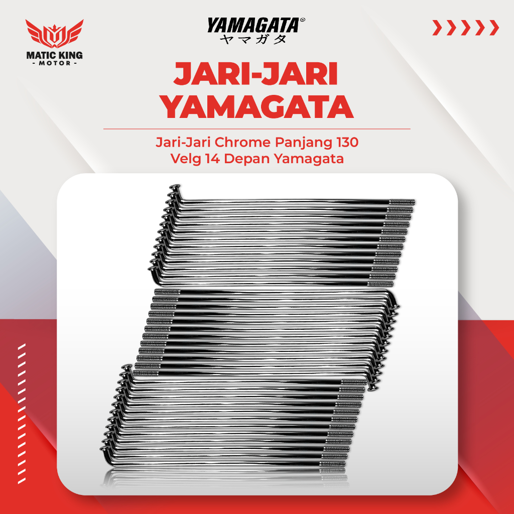 Jari Jari Ruji Ring Velg 14 17 Panjang 130 Honda Vario Beat Scoopy PCX ADV Spacy Chrome Yamagata