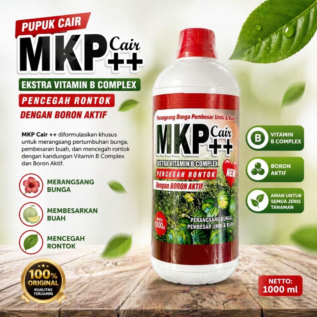 #MKP Cair ++  1l Pupuk Cair Perangsang Bunga & Pembesar Buah