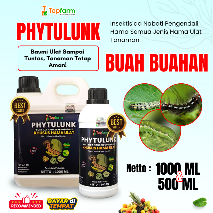 Obat Hama Ulat Buah / Pestisida Hama Buah / Obat Ulat Topfarm / Obat Pembasmi Ulat Buah