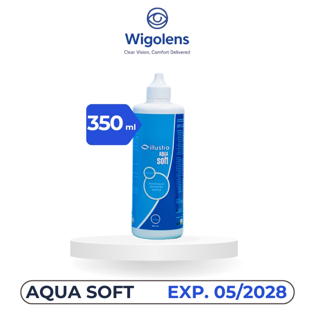 AIR SOFTLENS ILLUSTRO AQUA SOFT 350ML CAIRAN PEMBERSIH SOFTLENS