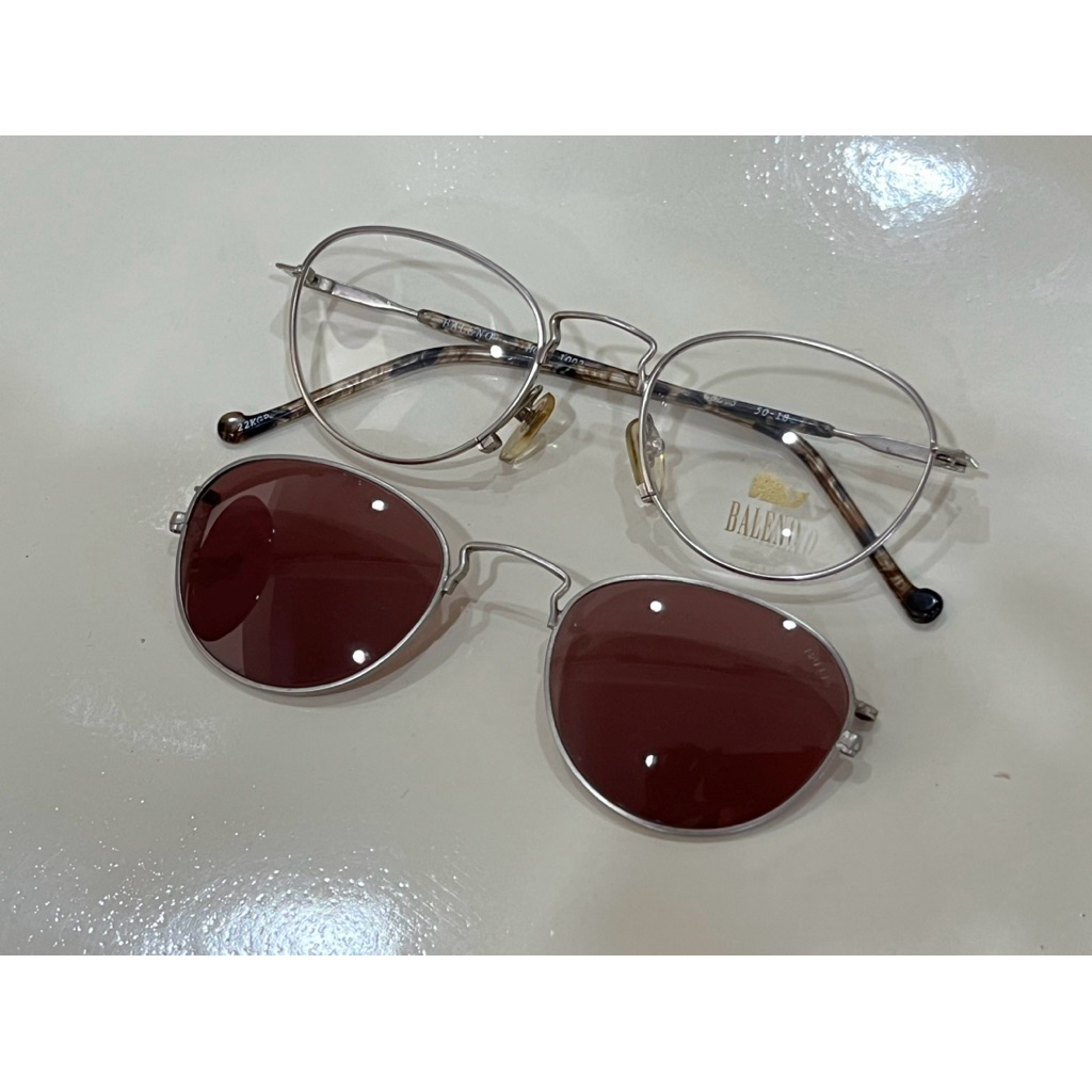 Kacamata Clip On Vintage Baleno 90an