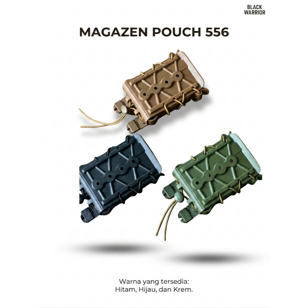 MAGAZEN POUCH TACTICAL 556 TIPE ALIEN - WARRIOR INDONESIA