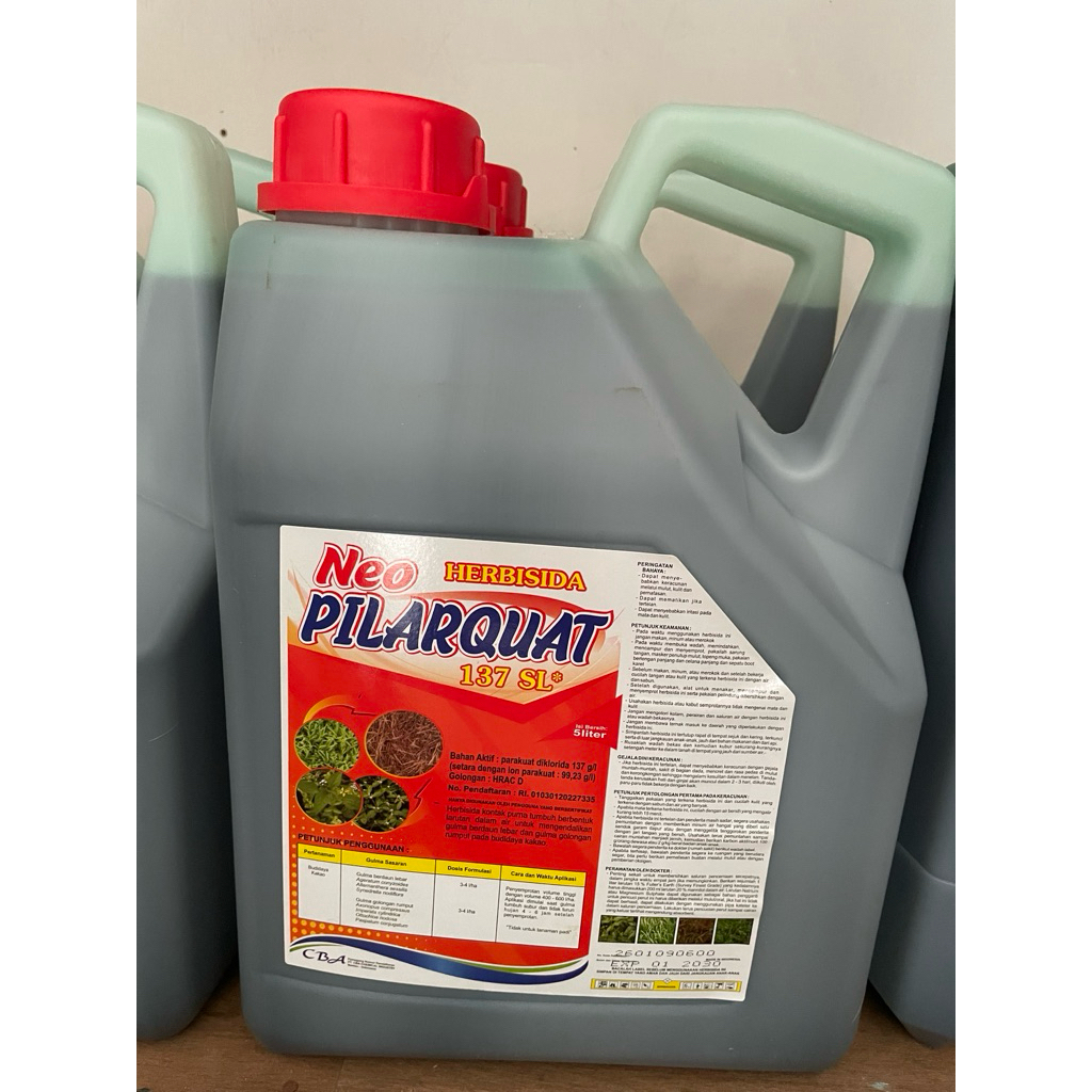 HERBISIDA NEO PILARQUAT 137 SL | RACUN RUMPUT KONTAK 5Liter