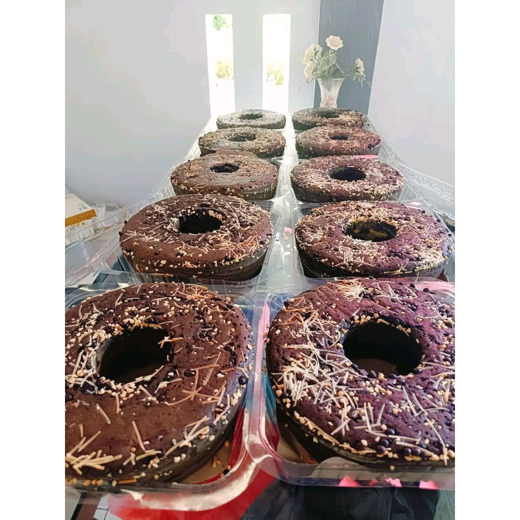 Banana Brownies Lembut Moist | Bolu Pisang Coklat Premium | Cake Homemade Enak & Lumer