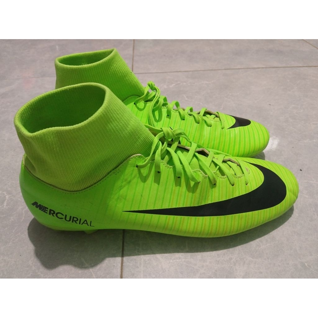Sepatu Bola Nike Mercurial Victory 6 Dynamic Fit AG Pro Size 44.5 Insole 285 Minus Tapak Tipis Secon