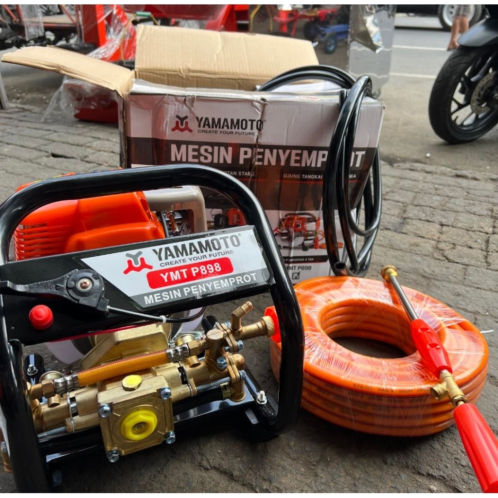 MESIN SPRAYER SEMPROT CUCI 4TAK YAMAMOTO  YMt898 / pompa sprayer cuci yamamoto 4tak