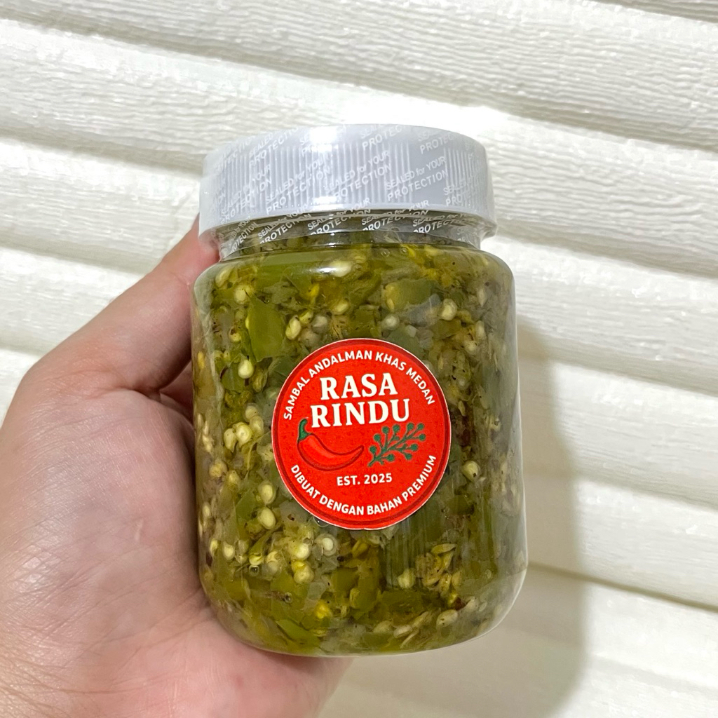 Sambal Andaliman Khas Medan Varian HIJAU