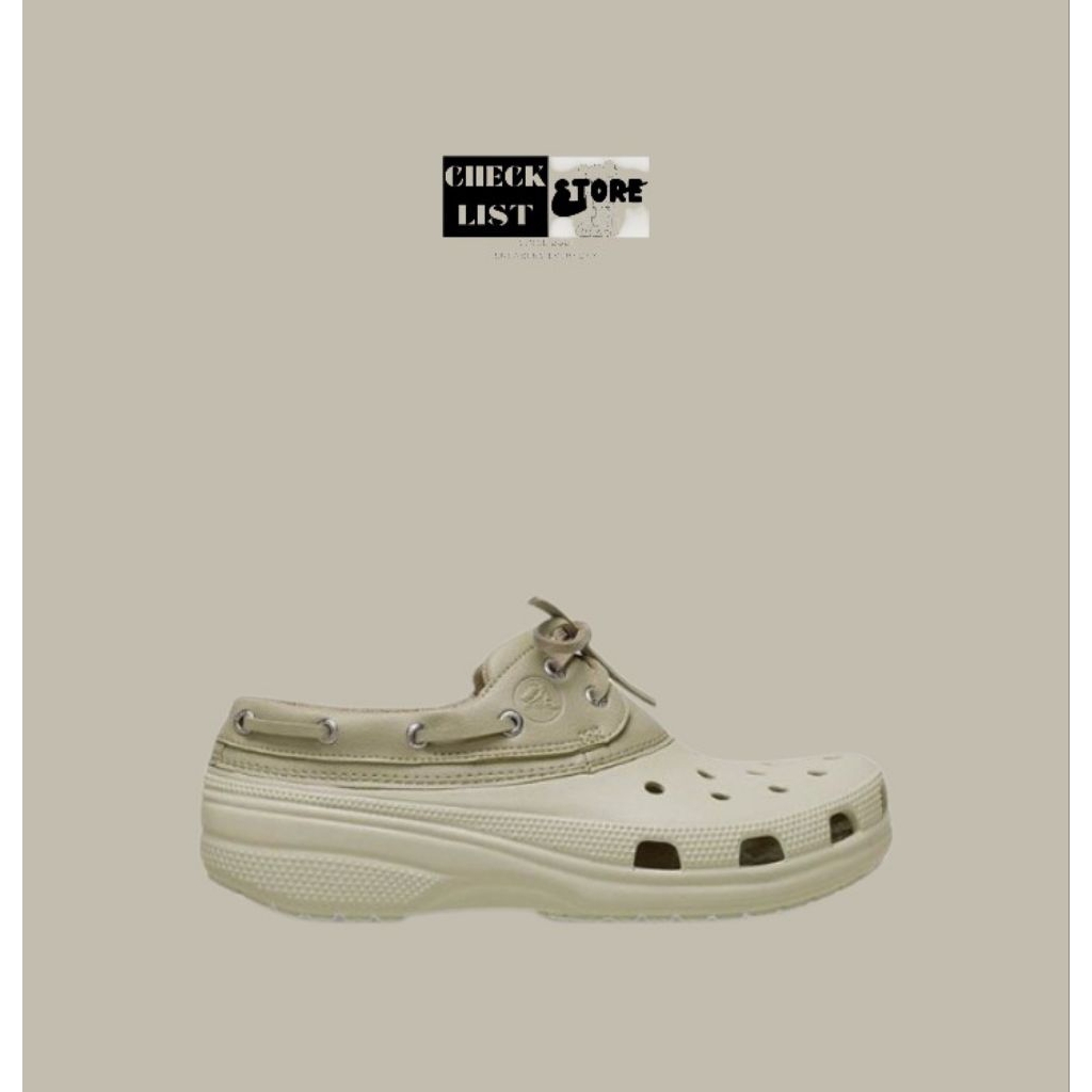 SEPATU CROCS CLASSIC BOAT ORIGINAL 100% (MENS) 212022-0QA  BONE