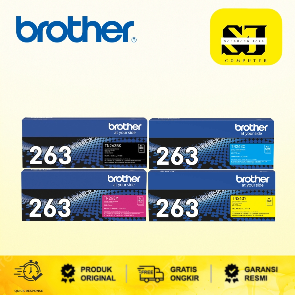 Toner Brother TN 263 for DCP-L3551CDW MFC-L3735CDN MFC-L3750CDW ORIGINAL