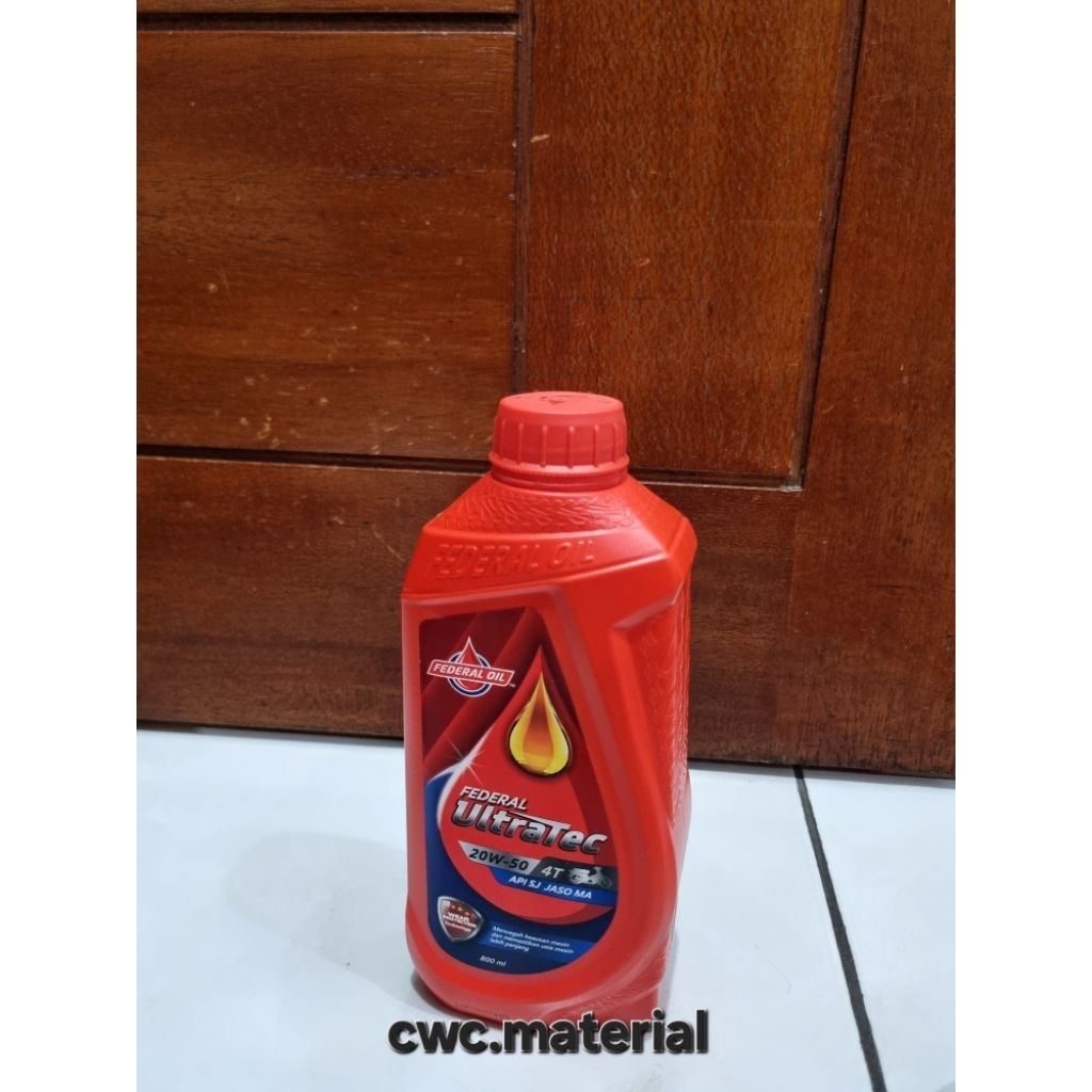 Oli Mesin 4 T Federal UltraTec ori asli
