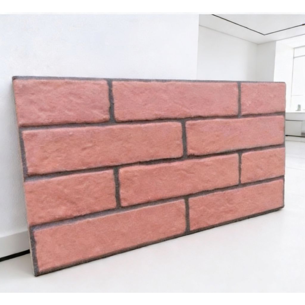 Keramik Dinding Motif bata merah 20x40 Asia tile Garner Terakota