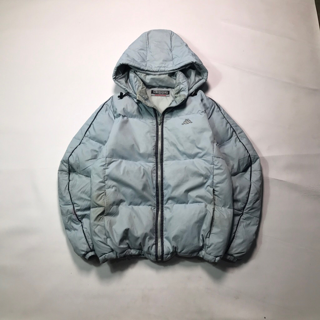 down jacket kappa , puffer jacket kappa, jacket bulang kappa, jacket gelembung kappa