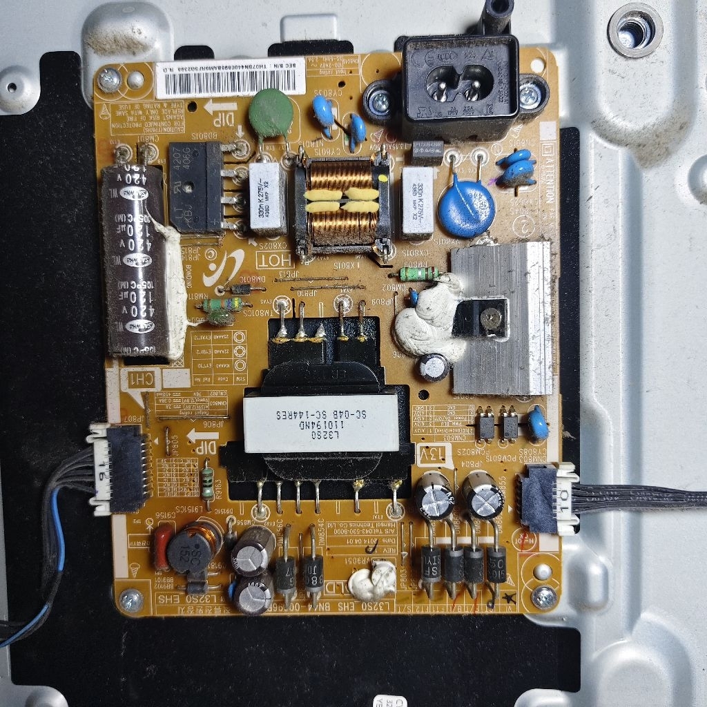Power Supply PSU TV LED Samsung 32 Inch UA32H4000AR Original Bekas Normal