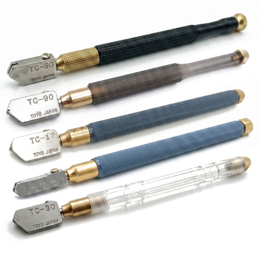 Toyo Pemotong Kaca TC 10 TC 17 TC 30 TC 90 Glass Cutter Tajam Alat Potong Kaca Botol Keramik