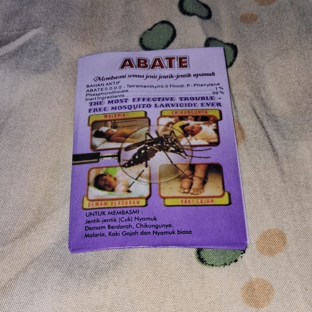 abate / obat jentik jentik / pembasmi nyamuk /obat nyamuk / anti dbd