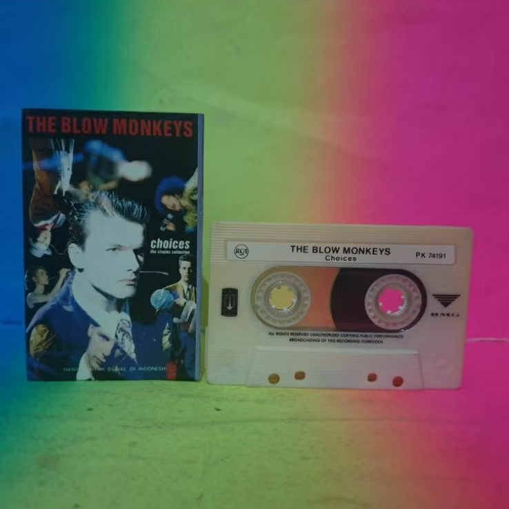 kaset THE BLOW MONKEYS choices BAGUS mulus LANGKA