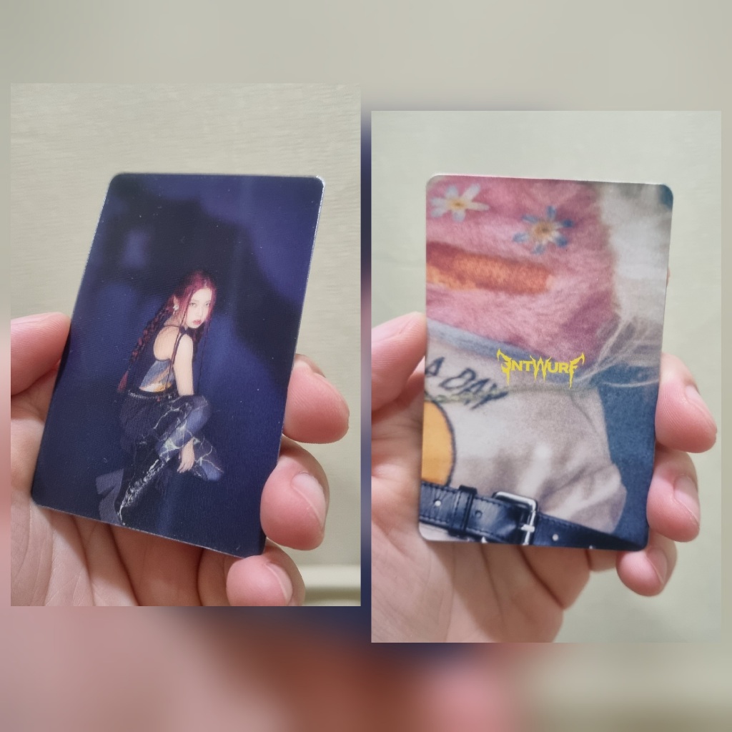 NMIXX Entwurf Limited Version 2nd Single Album PC Photocard Official Bae Postcard Jinni Lenticular C