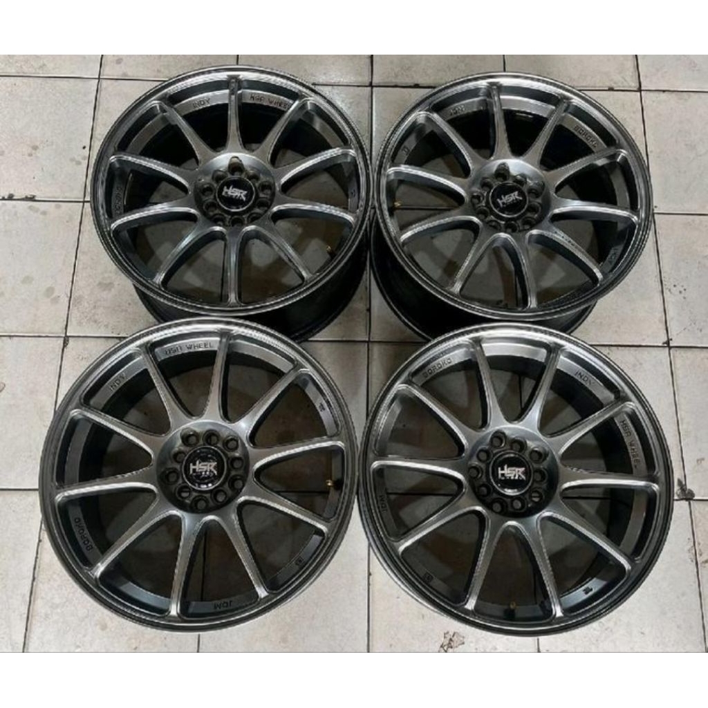 Velg pelek mobil Second murah HSR indy Boroko ring 18 bisa untuk mobil innova camry accord xpander A