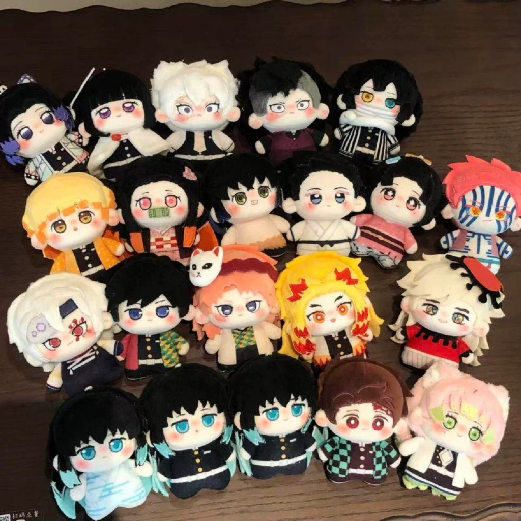 Boneka Tas Gantung Demon Slayer Kimetsu No Yaiba Tanjiro Giyuu Muichiro Zenitsu Douma Akaza Inosuke