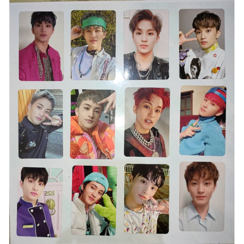 (BACA DESK) PC Photocard Mark Lee Official | NCT Dream 127 Hot Sauce Hello Future Crazy Chilling Can