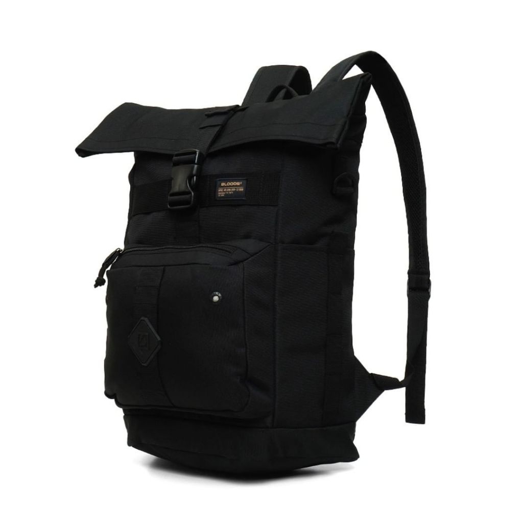 TAS RANSEL LAPTOP BLOODS RASCALL BLACK ORIGINAL.