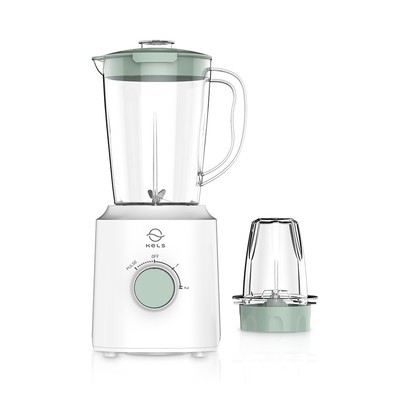 Kels Duxan Blender 1 Liter 500 Watt Set 2 Pcs - Hijau/putih