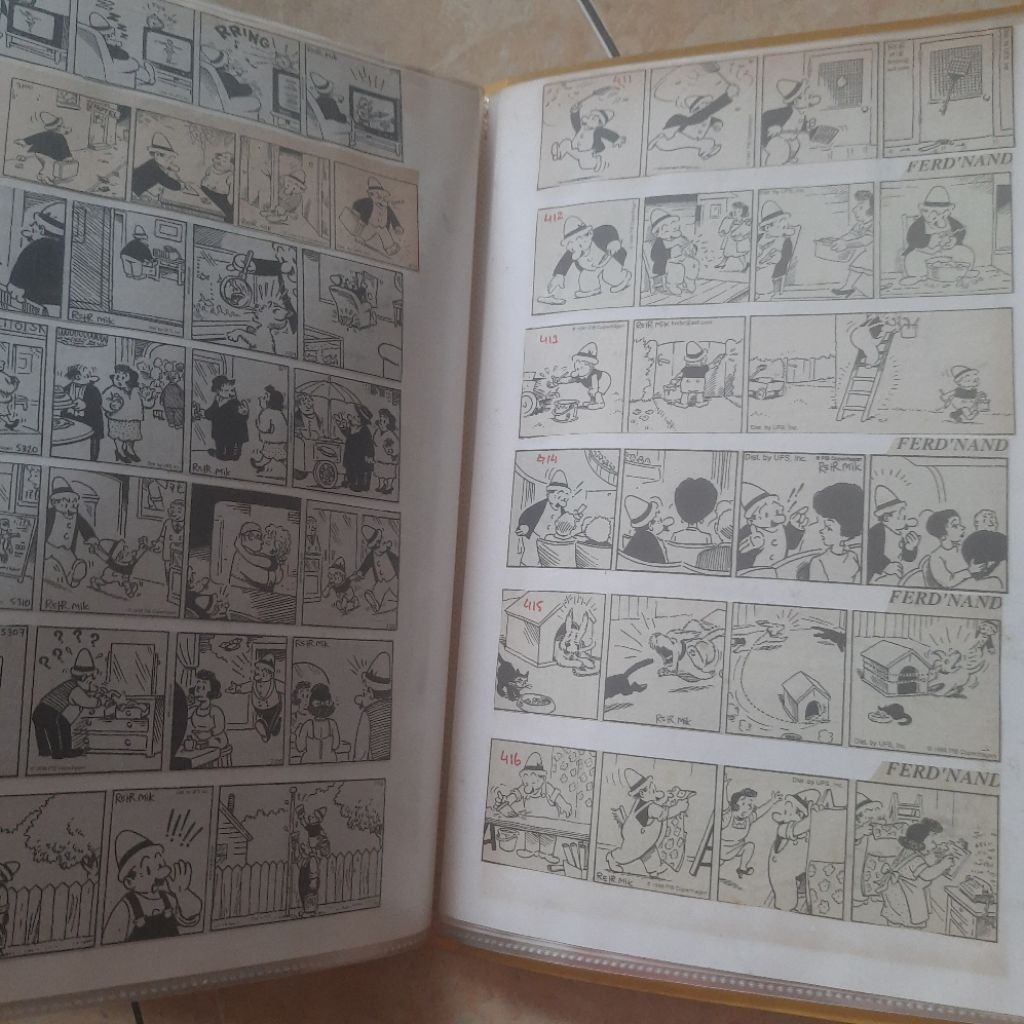 Kliping Komik Strip Mix Rose Is Rose - Peanuts - Bunion - The Born Loser - Monika - Nelson - Ferd'na