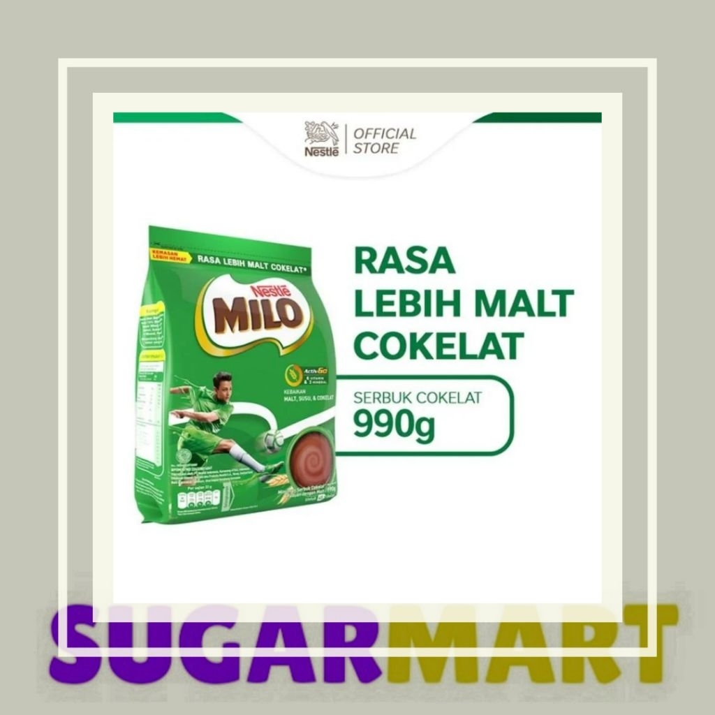Milo Susu Coklat Minuman Bubuk Coklat Activ-Go Nestle Original - Permen Milo