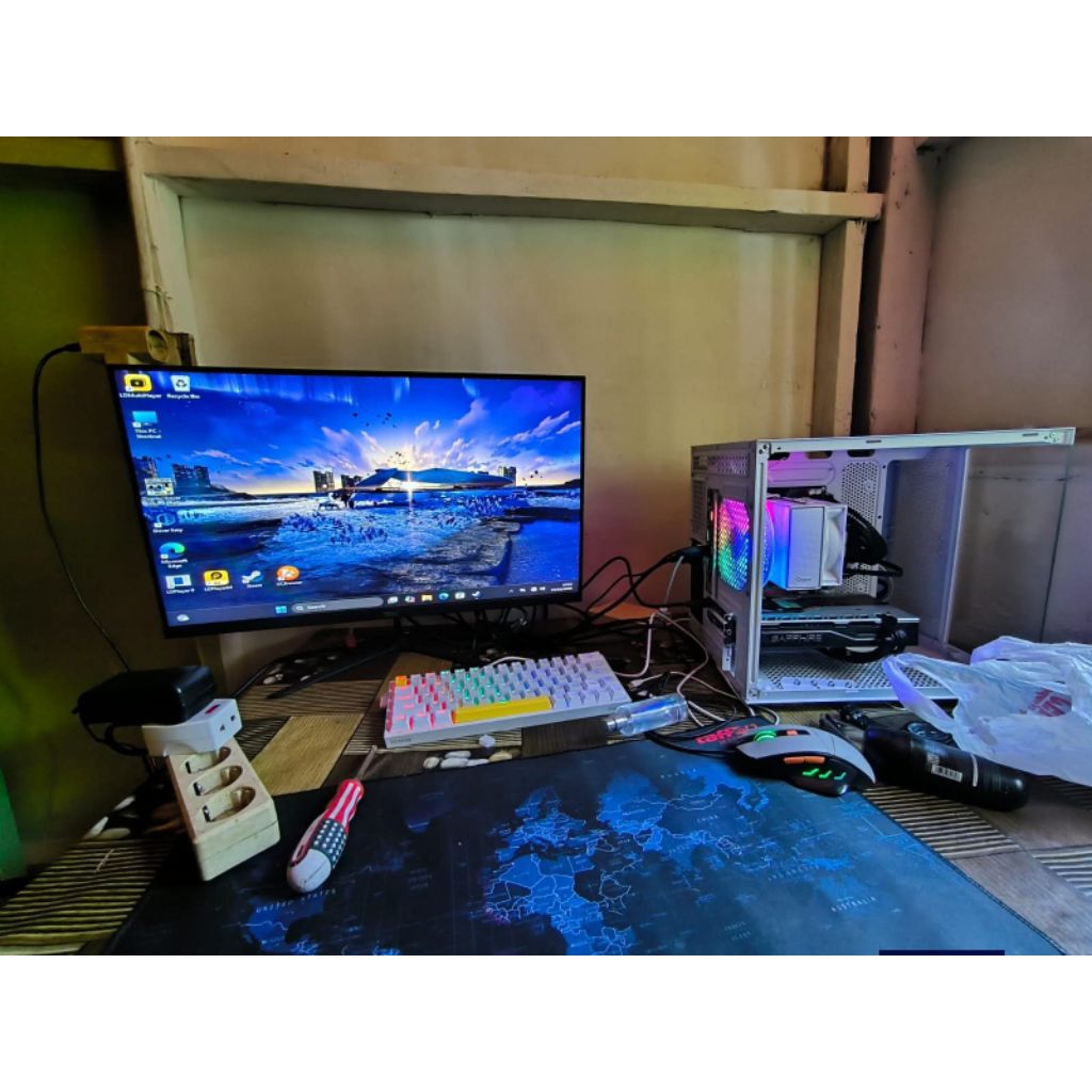 PC Gaming I5 Gen 4 Rx580 Shappire Pulse 8GB
