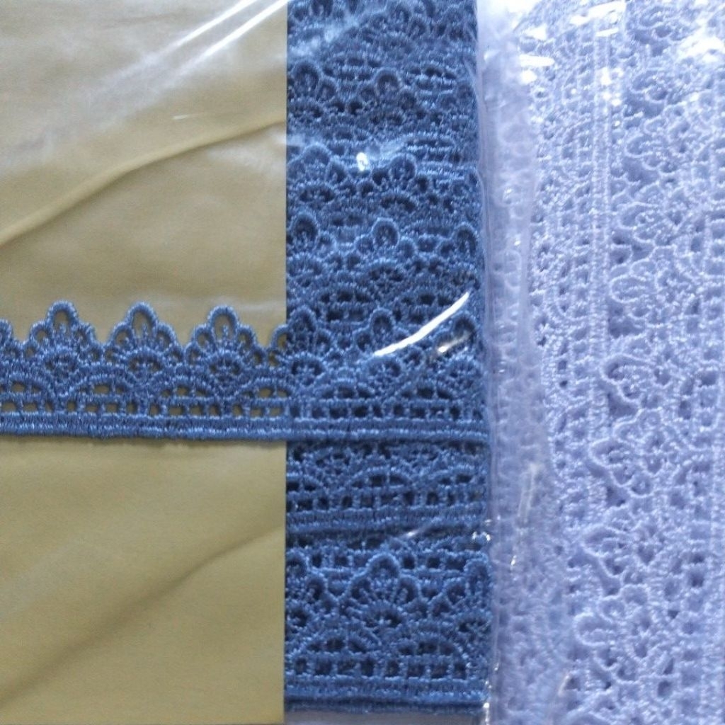 1Meter Renda untuk baju/renda untuk mukena