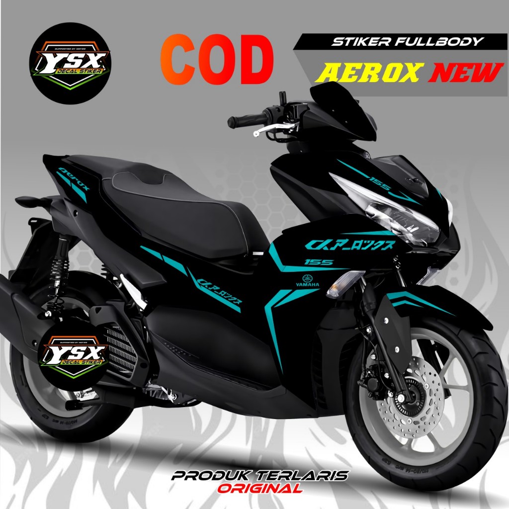Stiker Fullbody Motor Yamaha Aerox New Desain Sporty Original