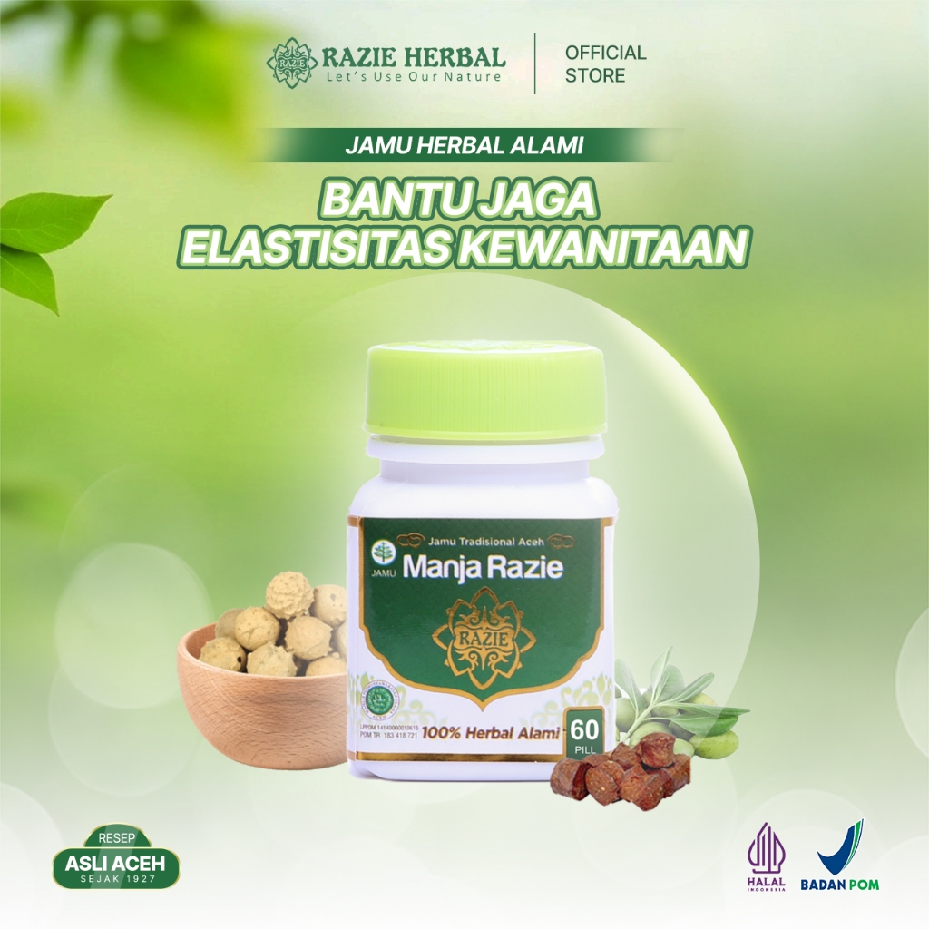MANJARAZIE - Herbal Alami Bantu Rapatkan Miss V - Jamu Perapat MIss V Alami Halal Bpom