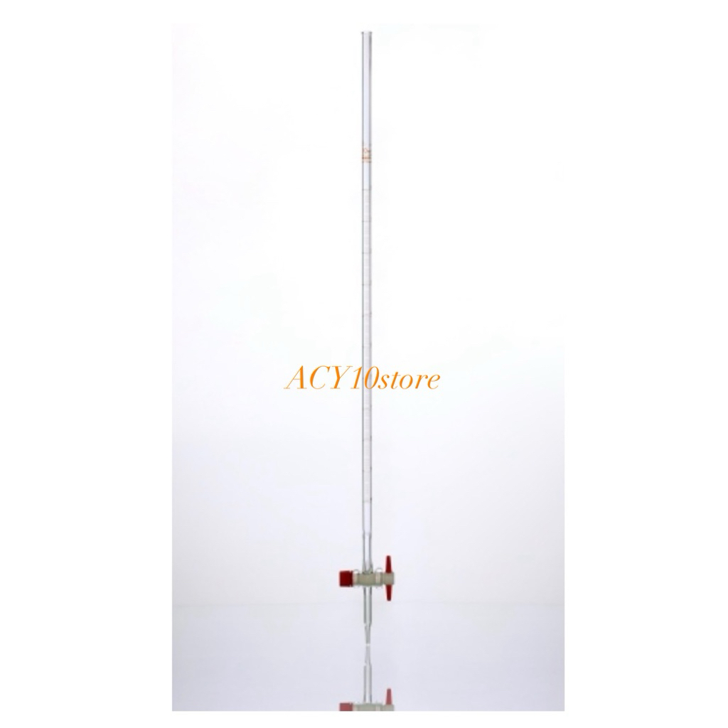 IWAKI Buret / Burette, Clear, Teflon Stopcock 10ml, 25ml, 50ml, 100ml