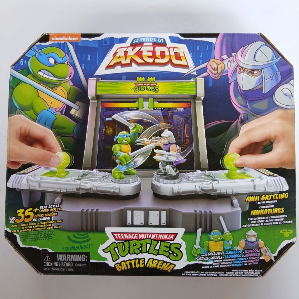 Legends Of Akedo TMNT Battle Arena Mainan