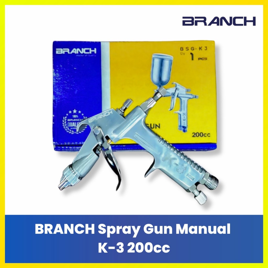 BRANCH Alat Semprot Cat Manual K-2 K-3 200cc High Pressure Presisi