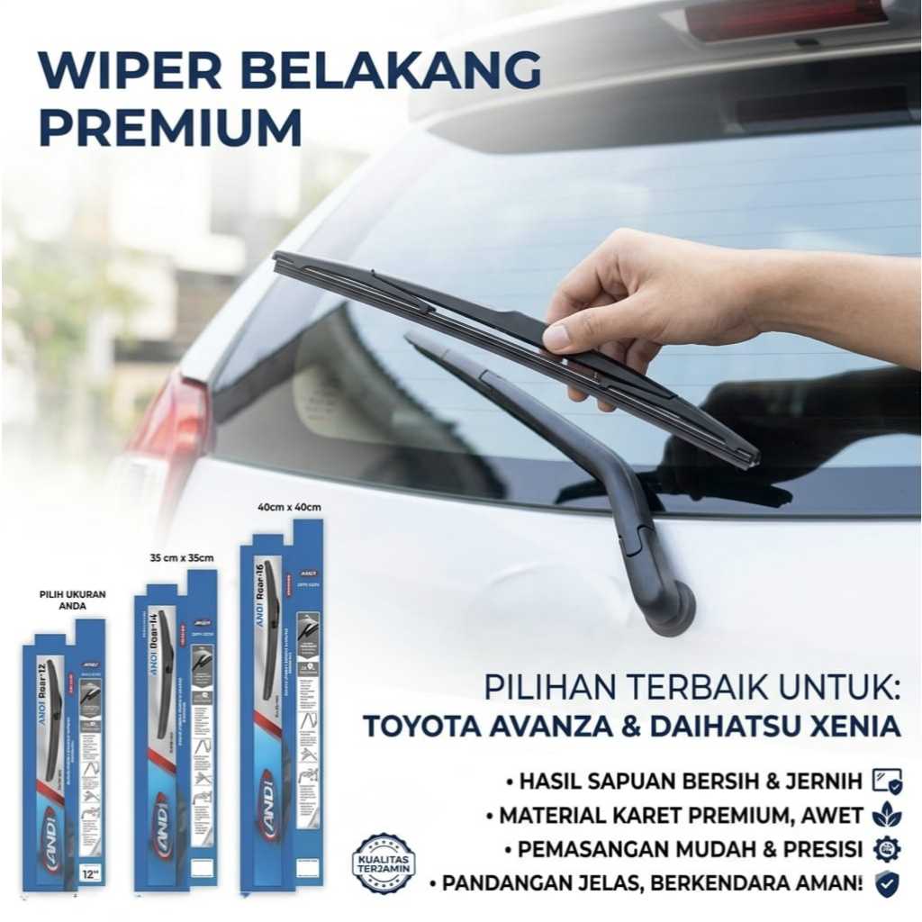 WIPER BELAKANG MODEL ORIGINAL AVANZA XENIA