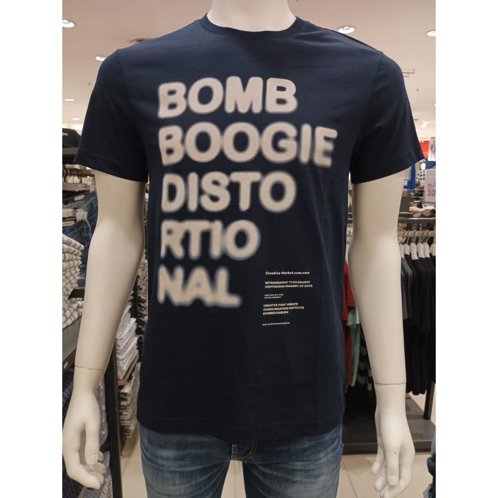 KAOS MERK BOMBBOOGIE ORIGINAL SLIMFIT TERBARU