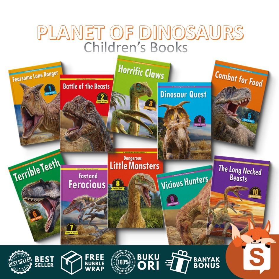 Serial Buku Anak: PLANET OF DINOSAURS (BRILLIANT BOOKS) - Buku Dongeng Anak