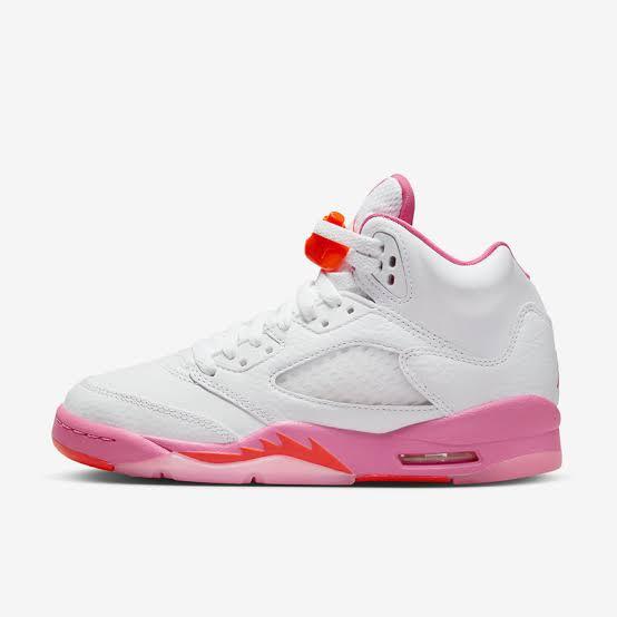 Ready Stock Nike WNBA Air Jordan 5 Grade School (GS) “Pinksicle” 440892-168