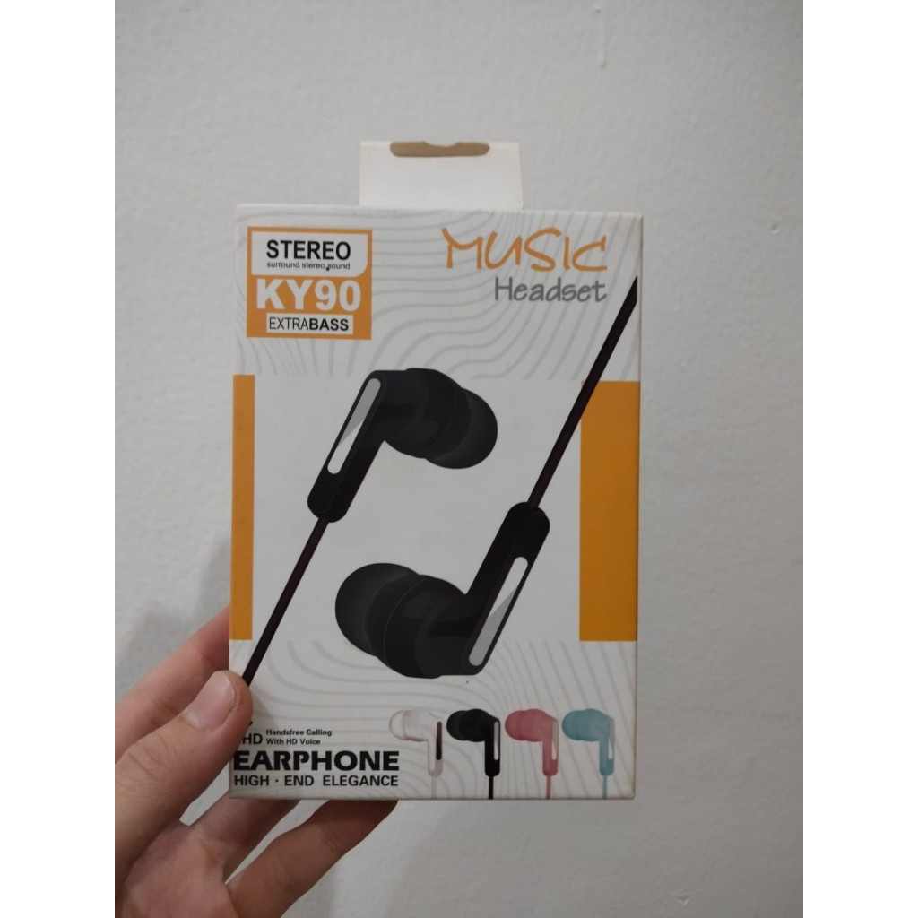HEADSET STEREO KY-90/KY-90 HEADSET PINK