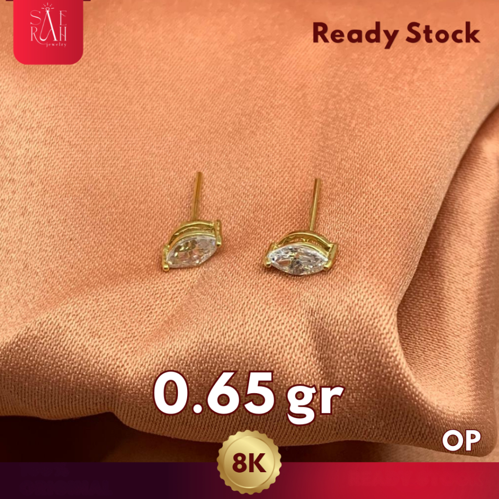 Tindik Emas 8K - Toko Emas Saerah - 0.65 Gram 56