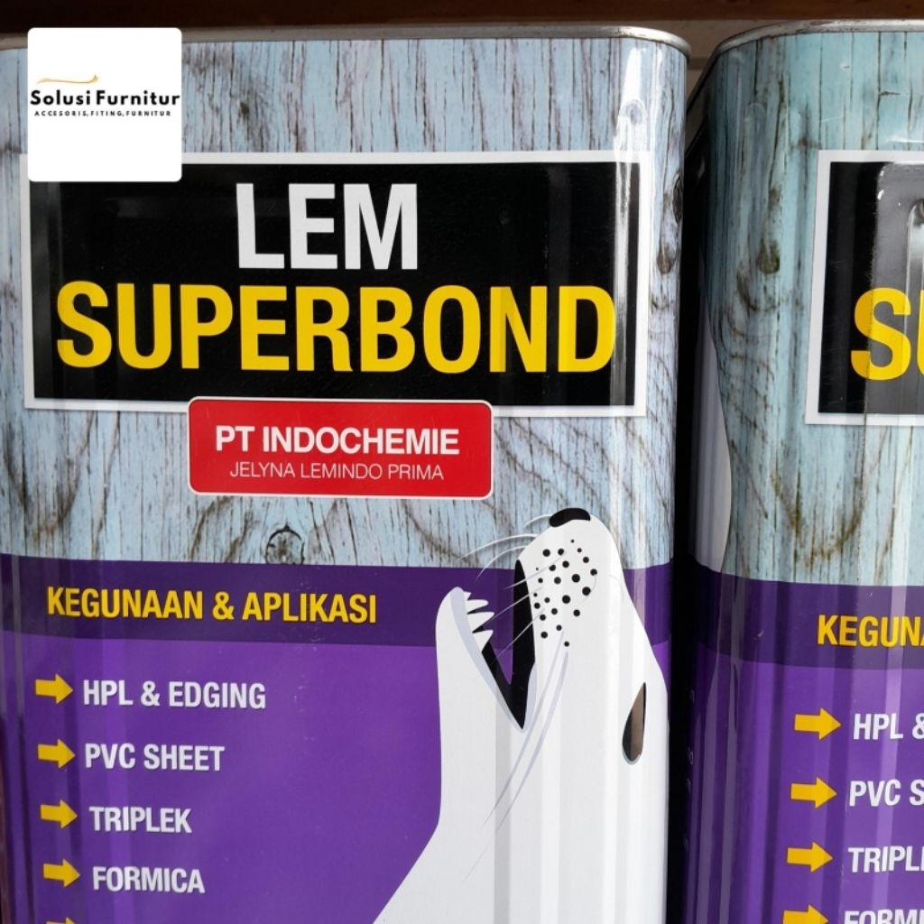 LEM SUPERBOND UNGU Blek 10kg / Lem triplek hpl lem aibon