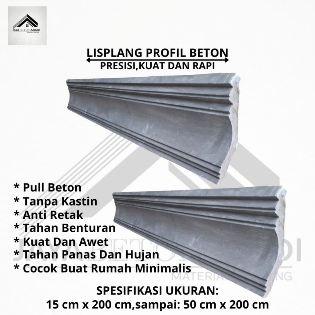 JAYA BETON ABADI,LIS PLANG PROFIL BETON,LIS BETON, LIS PROFIL, Profilan Pull  Beton